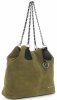 Kožené kabelka shopper bag Vittoria Gotti zelená V3081